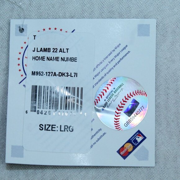 Majestic Men Arizona Diamondbacks Blue Lamb 22 Tee Shirt Size Large - Picture 8 of 16